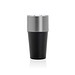 Fluid Becher aus RCS-zertifiziert recyceltem Stahl, 500ml, schwarz