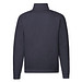 FRUIT OF THE LOOM® Unisex Sweatshirt Zip-Neck, navy, M
