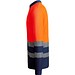 Sicherheits-Langarm-Poloshirt, L, Marineblau/Neon-Orange