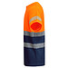 Funktionsshirt Tauri mit kurzen Ärmeln, M, navy/fluor orange