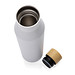 Gaia Vakuumflasche aus RCS recyceltem Stainless-Steel, weiß