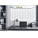 Geiger-Notes Wandplaner Horizont Bestseller, XL, inkl. Druck, blau