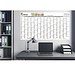 Geiger-Notes Wandplaner Horizont Bestseller, XL, individuelle Schmuckfarbe