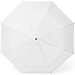 GEORGE. 21-Zoll-Regenschirm aus recyceltem Polyester (100 % rPET) 190T winddichtem Pongee, Weiß