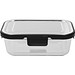 Glasbox LOKA, 1040 ml, schwarz/transparent