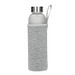 Glasflasche mit Hülle Iced 0,45 l, transparent
