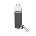 Glasflasche mit Hülle Pure, 0,7l, transparent
