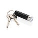 Globix USB Schlüsselanhänger-Taschenlampe aus RCS rABS, schwarz