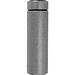 Große Edelstahltrinkflasche mit Strassstein-Akzenten , silbergrau