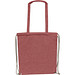 Gym-Cottonbag aus recycelter Baumwolle, rot