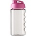H2O Active® Bop 500 ml Sportflasche mit Klappdeckel, transparent/rosa