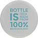 H2O Eco Base 650 ml Sportflasche mit Drehdeckel, blau/weiß