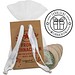 Holz & Herz Festtagsstempel - Druck individuell, 2-seit. Druck