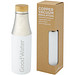 Hulan 540 ml Kupfer-Vakuum Isolierflasche mit Bambusdeckel, weiss