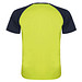 Indianapolis T-Shirt Unisex aus recyceltem Material, Fluor Yellow / schwarz, S