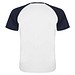 Indianapolis T-Shirt Unisex aus recyceltem Material, weiß / Navy Blue, S