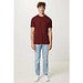 IQONIQ Brett T-Shirt aus recycelter Baumwolle, burgunderrot, XS