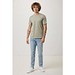 IQONIQ Brett T-Shirt aus recycelter Baumwolle, light heather green, XXS