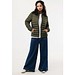 IQONIQ Maiko Damen Steppjacke aus recyceltem Polyester, khaki, S