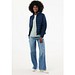 IQONIQ Maiko Damen Steppjacke aus recyceltem Polyester, navy blau, L