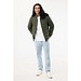 IQONIQ Maiko Herren Steppjacke aus recyceltem Polyester, khaki, S