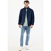 IQONIQ Maiko Herren Steppjacke aus recyceltem Polyester, navy blau, S