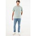 IQONIQ Nikko Heavyweight T-Shirt aus recycelter Baumwolle, Iceberg green, M