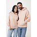 IQONIQ Yoho Relax-Hoodie aus recycelter Baumwolle, peach nectar, XL