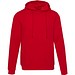 Jasper 280 g/m² Kapuzenpullover Unisex, rot, 4XS