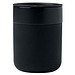Java 330 ml Keramikbecher mit Silikonhülle und Kunststoffdeckel, schwarz