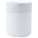 Java 330 ml Keramikbecher mit Silikonhülle und Kunststoffdeckel, weiss