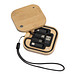 Kabel- und Adapterset in einer Bambusbox, beige