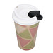 Kaffeebecher PremiumPlus, 350 ml, weiß/schwarz