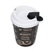Kaffeebecher PremiumPlus small, 250 ml, schwarz/weiß