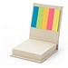 KAIRON. Büroset 2-in-1- aus 100 % Recyclingpapier mit 6 Haftnotizblöcken, Weiß