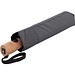 Knirps Timber duomatic Taschenschirm, dark grey