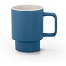KUERTEN. Keramikbecher mit matter Oberfläche 330 ml, Blau