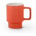 KUERTEN. Keramikbecher mit matter Oberfläche 330 ml, Rot