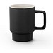 KUERTEN. Keramikbecher mit matter Oberfläche 330 ml, Schwarz