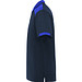 Kurzarm-Poloshirt Samurai in Farbkombination, XXXL, navy/royalblau