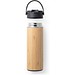 LAVER. Thermosflasche aus Bambus, Edelstahl und PP 440 ml, Schwarz