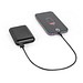 LEAKEY 8. Powerbank 8'000 mAh in recyceltem ABS (100% rABS), Schwarz