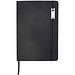 Legato Elegance A5 Hardcover Notizbuch mit Tintenroller Set, schwarz-primär