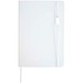 Legato Elegance A5 Hardcover Notizbuch mit Tintenroller Set, weiss