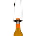 Lian RPET Sublimation Lanyard mit Flaschenhalter, schwarz