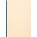 Liliana A5 Zuckerrohr und RPET Softcover Notizbuch, Ozeanblau