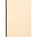 Liliana A5 Zuckerrohr und RPET Softcover Notizbuch, schwarz