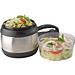 Lunch-Box mit Tragehenkel, 600 ml, grau
