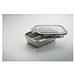 Lunchbox 850 ml LOX, Transparent Grau