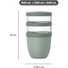 Lunchpot Ellipse 3-teilig 500 ml + 2 x 200 ml nordic sage, nordic sage